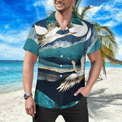 Men's Hawaiian Print Casual Shirt 2304108708