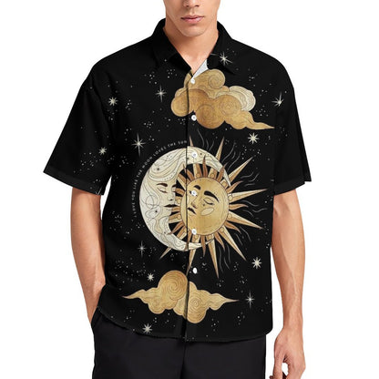 Men's Fashion Casual Printed Short Sleeve Shirts 2306100974