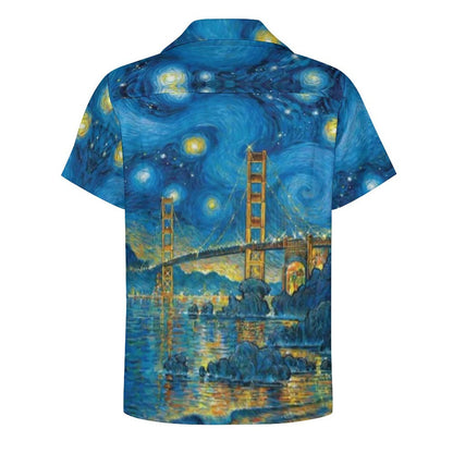 Men's Hawaiian Print Casual Shirt 2304105717