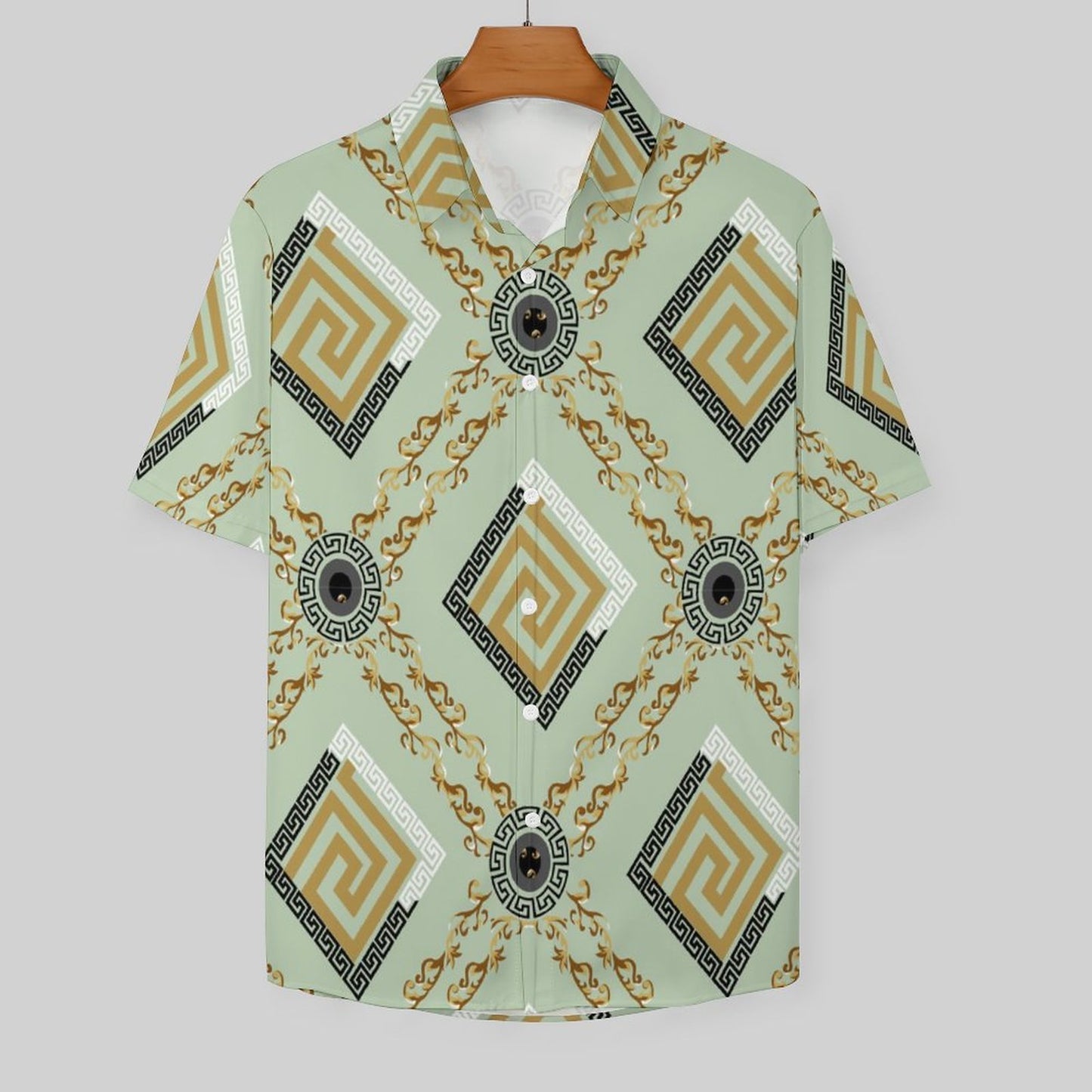 Men's Fashion Casual Printed Short Sleeve Shirts 2306101331