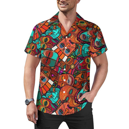 Men's Hawaiian Casual Short Sleeve Shirt 2305102399