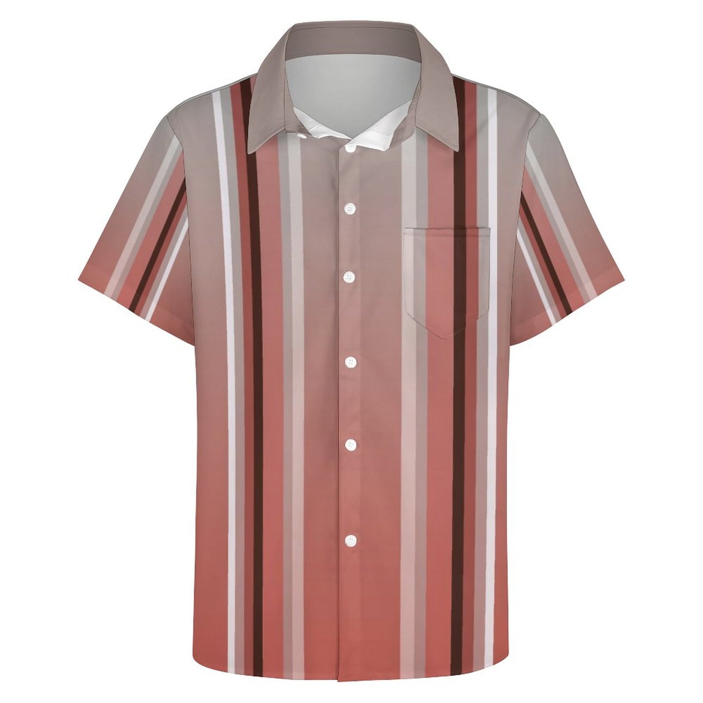 Men's Hawaiian Print Resort Shirt 2305100185