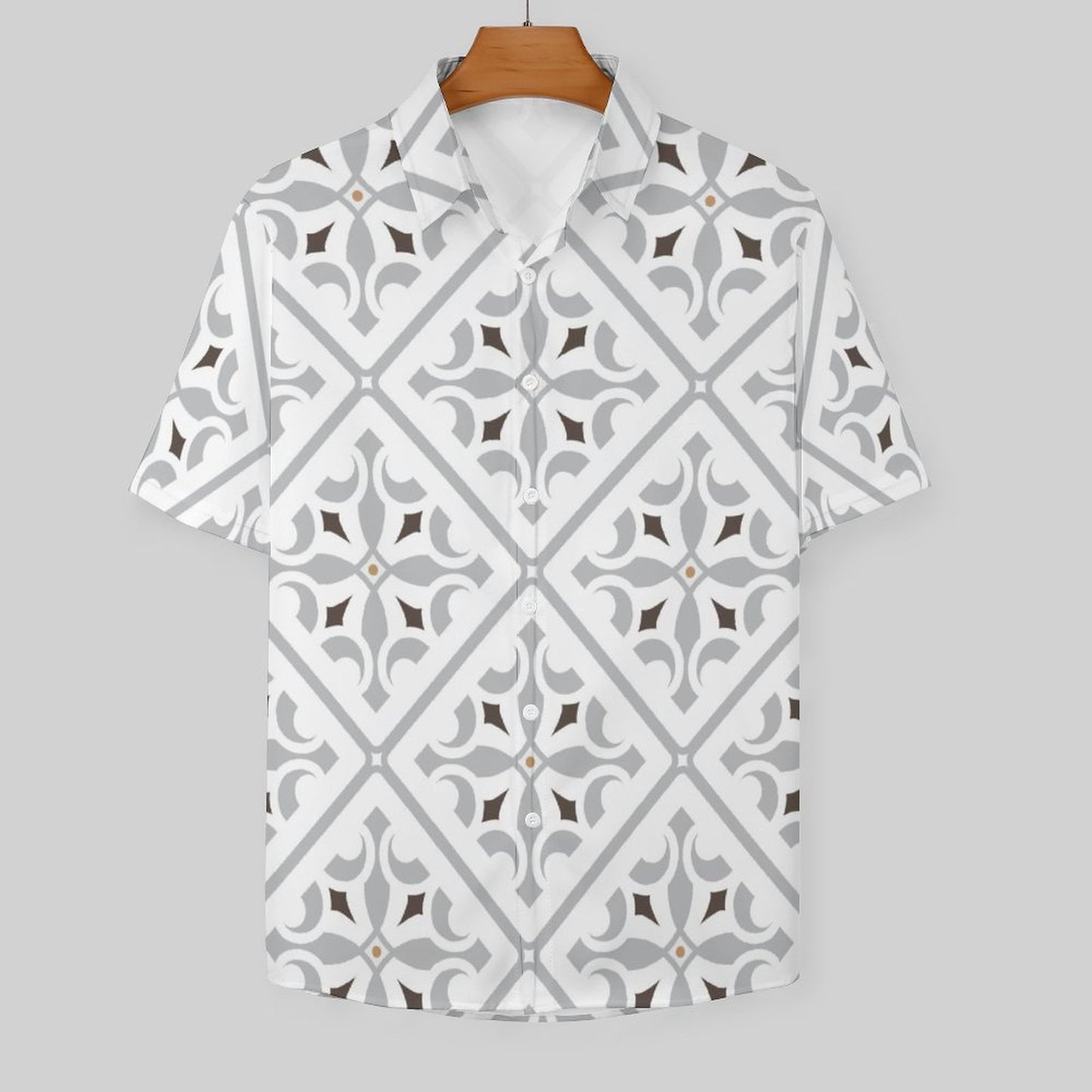 Men's Fashion Casual Printed Short Sleeve Shirts 2306100445