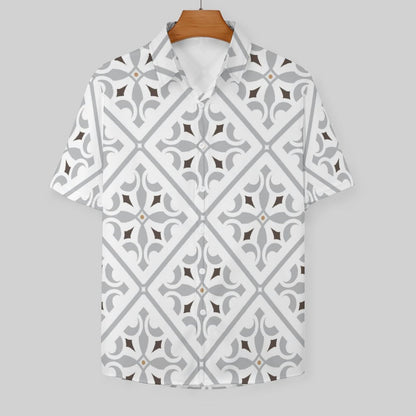 Men's Fashion Casual Printed Short Sleeve Shirts 2306100445