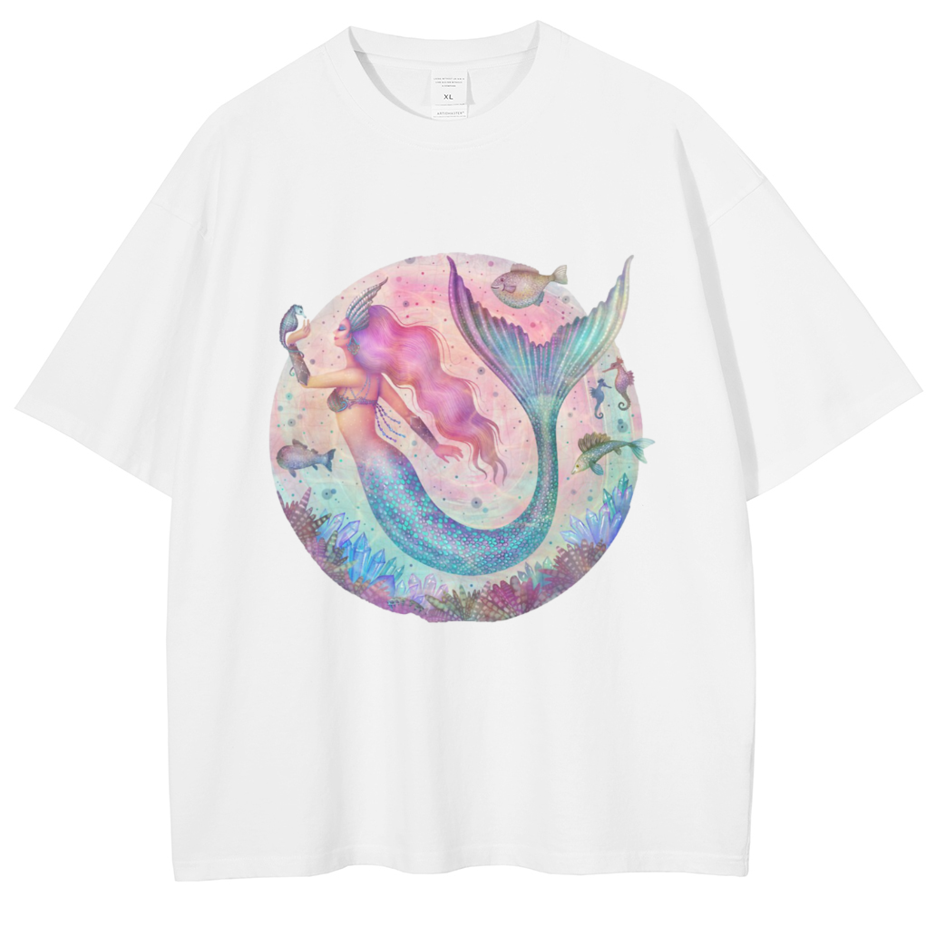 Mens Cotton Wash Solid T-Shirts Oversized Unisex Short Sleeve Streetwear Rap Hip Hop Basic Tee Tops