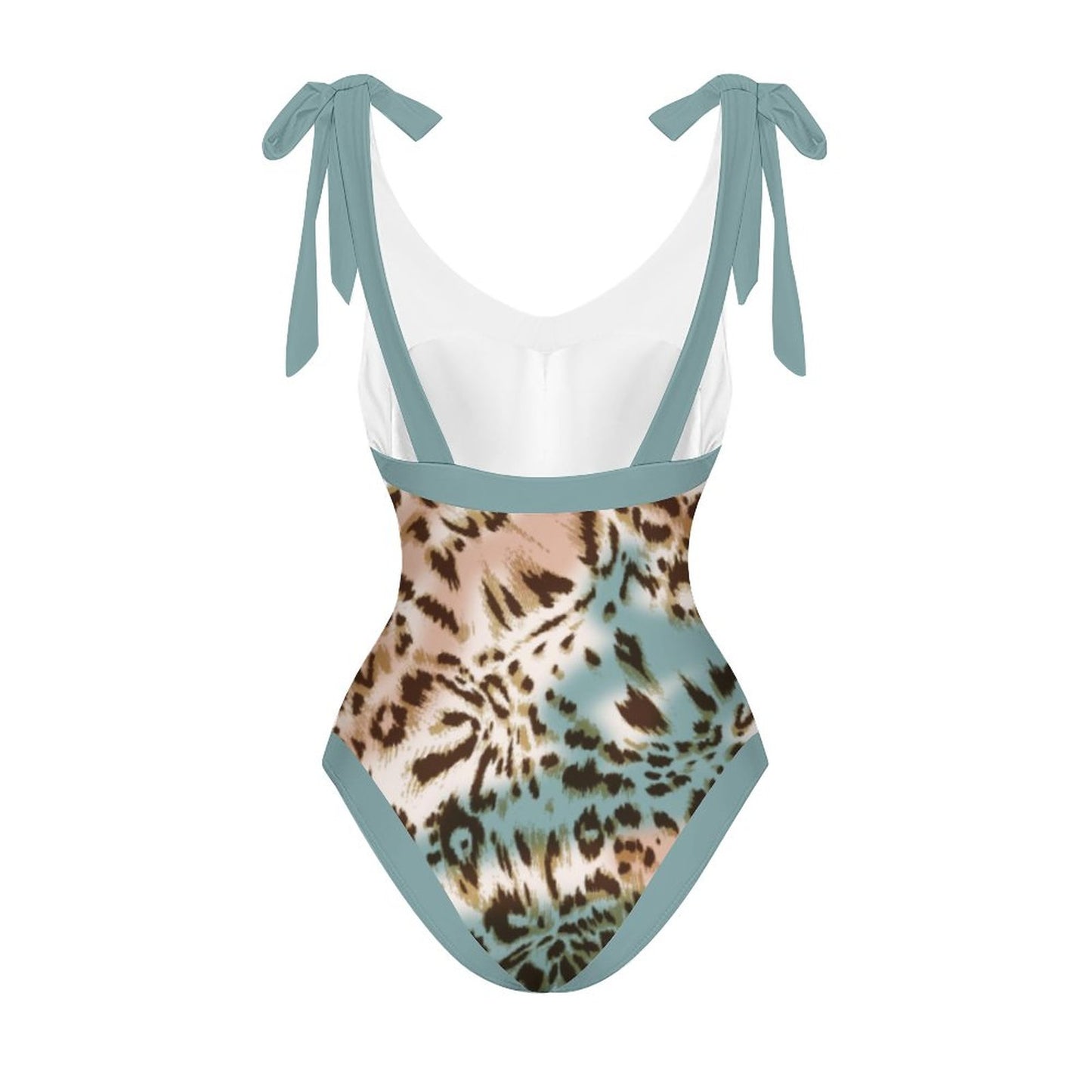 Casual Printed One-Piece Swimsuit And Cover Up 2305102870