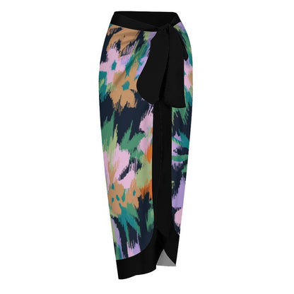 Casual Printed One-Piece Swimsuit And Cover Up 2305104146