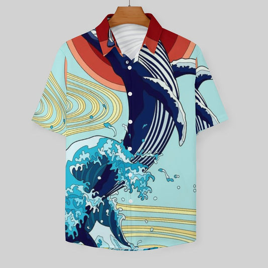 Men's Hawaiian Print Resort Shirt 2305101671