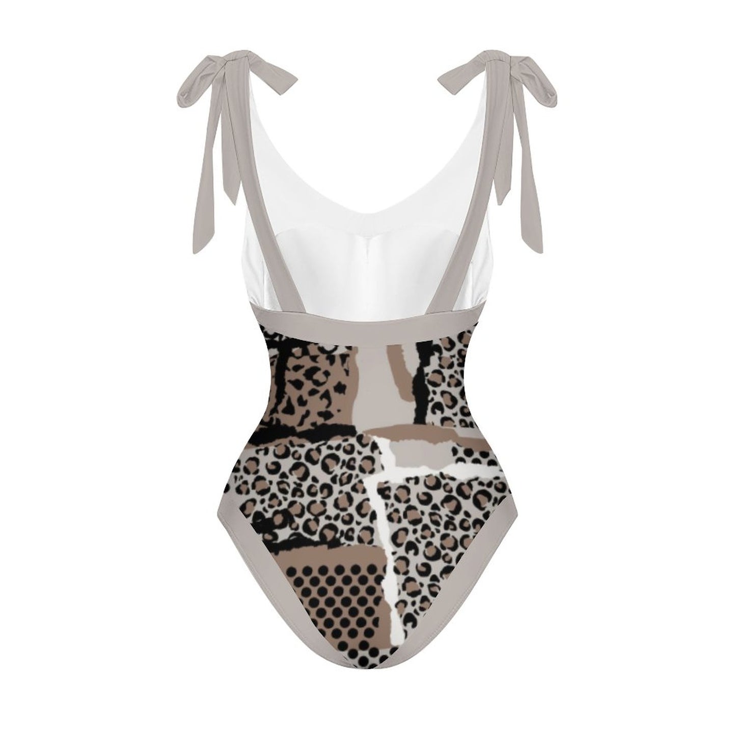 Casual Printed One-Piece Swimsuit And Cover Up 2305102877