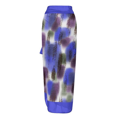 Casual Printed One-Piece Swimsuit And Cover Up 2305102668