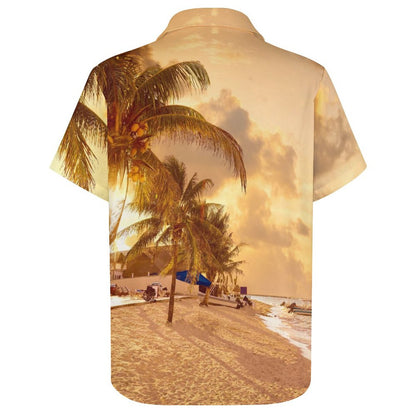 Men's Hawaiian Casual Short Sleeve Shirt 2306105392