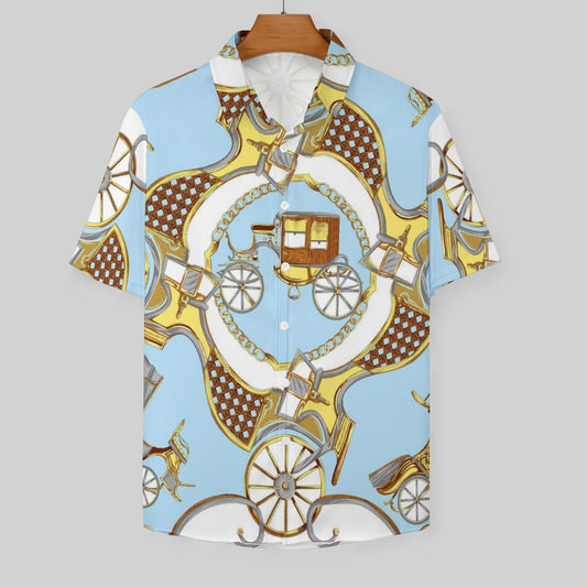 Men's Fashion Casual Printed Short Sleeve Shirts 2306101342
