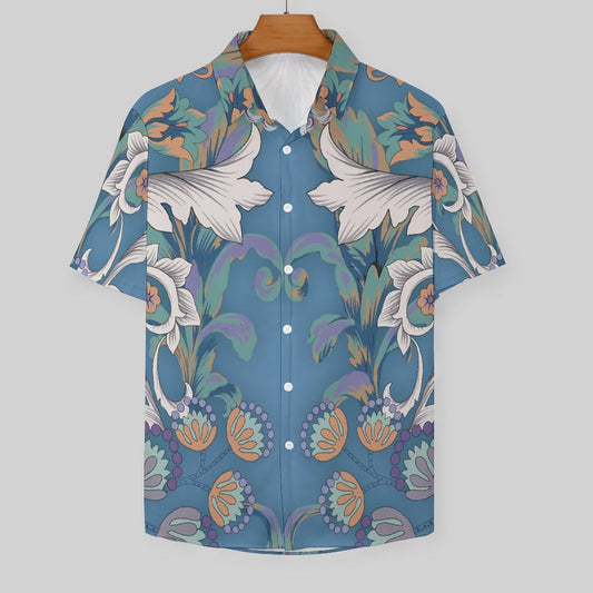 Men's Fashion Casual Printed Short Sleeve Shirts 2306100465