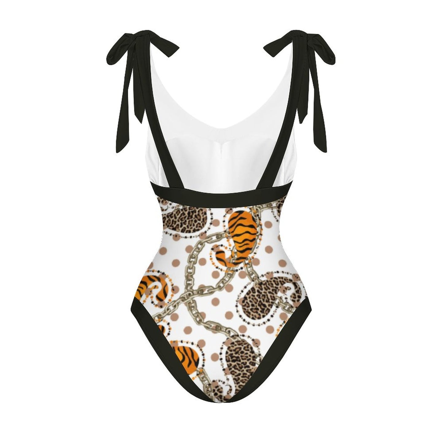 Casual Printed One-Piece Swimsuit And Cover Up 2305102880