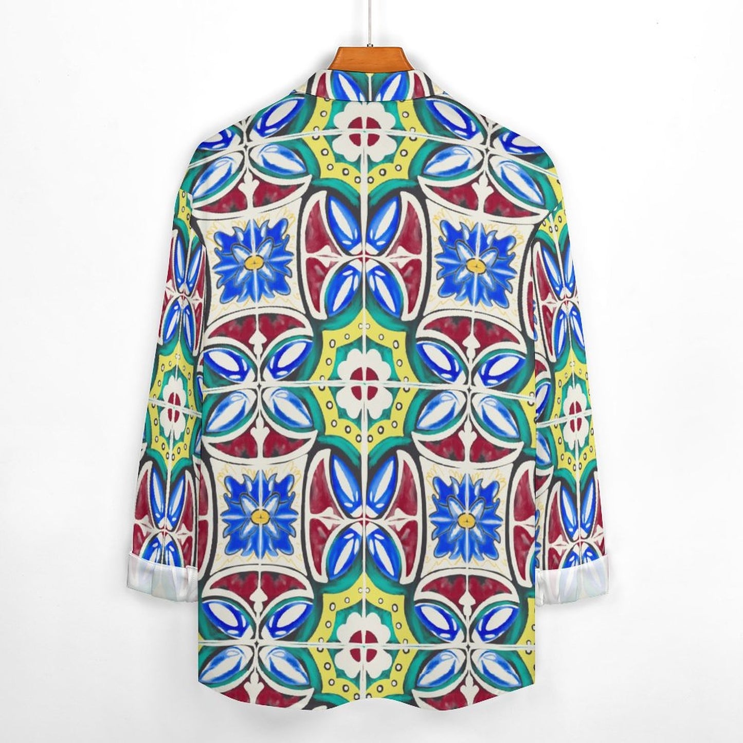 Men's Casual Printed Long Sleeve Shirt 2306103085