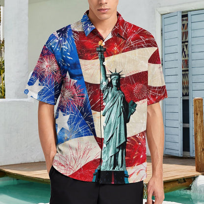 Men's Fashion Casual Printed Short Sleeve Shirts 2306105800