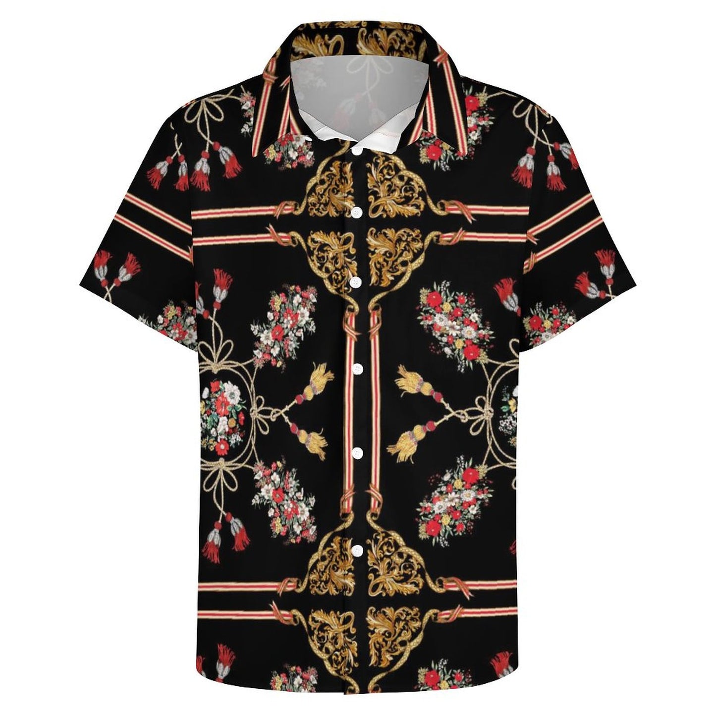 Men's Fashion Casual Printed Short Sleeve Shirts 2306100018