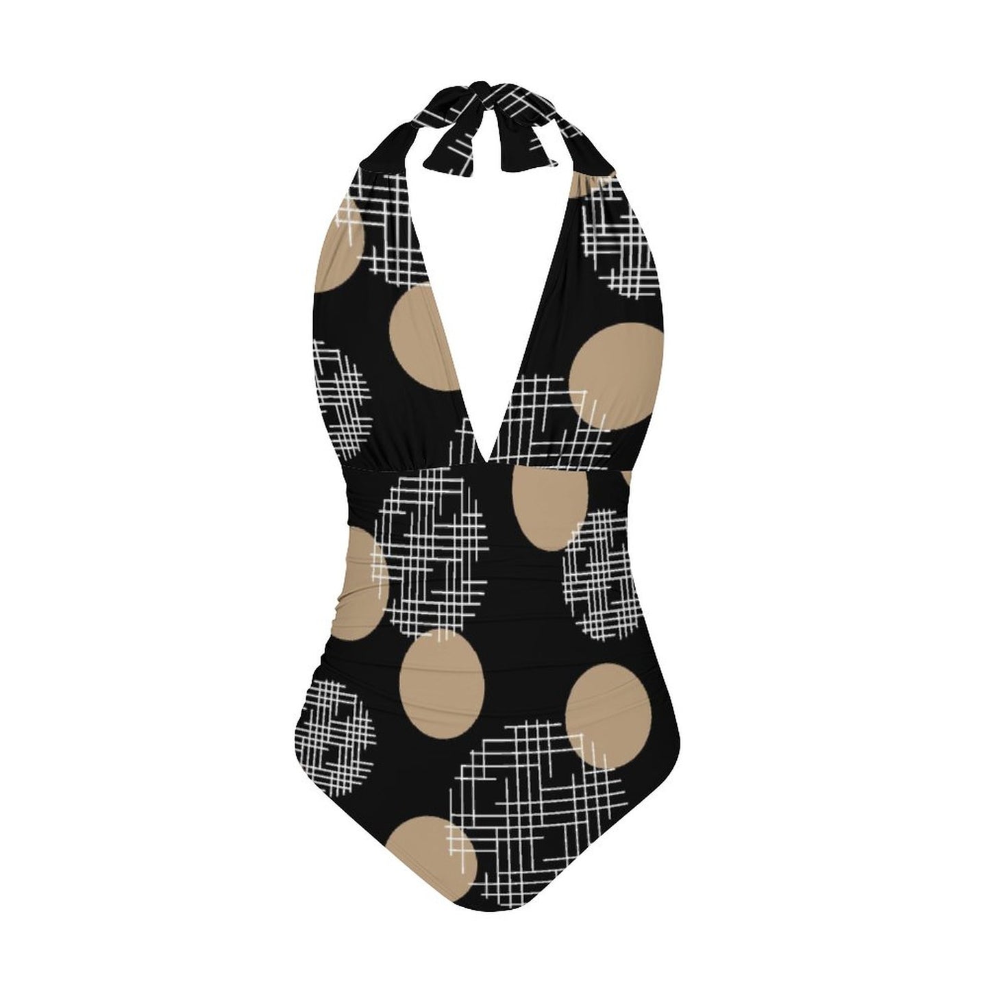 Casual Printed One Piece Swimsuit And Cover Up 2306103129
