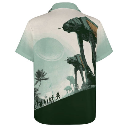 Men's Fashion Casual Printed Short Sleeve Shirts 2306101713