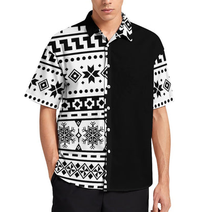 Men's Fashion Casual Printed Short Sleeve Shirts 2306101723