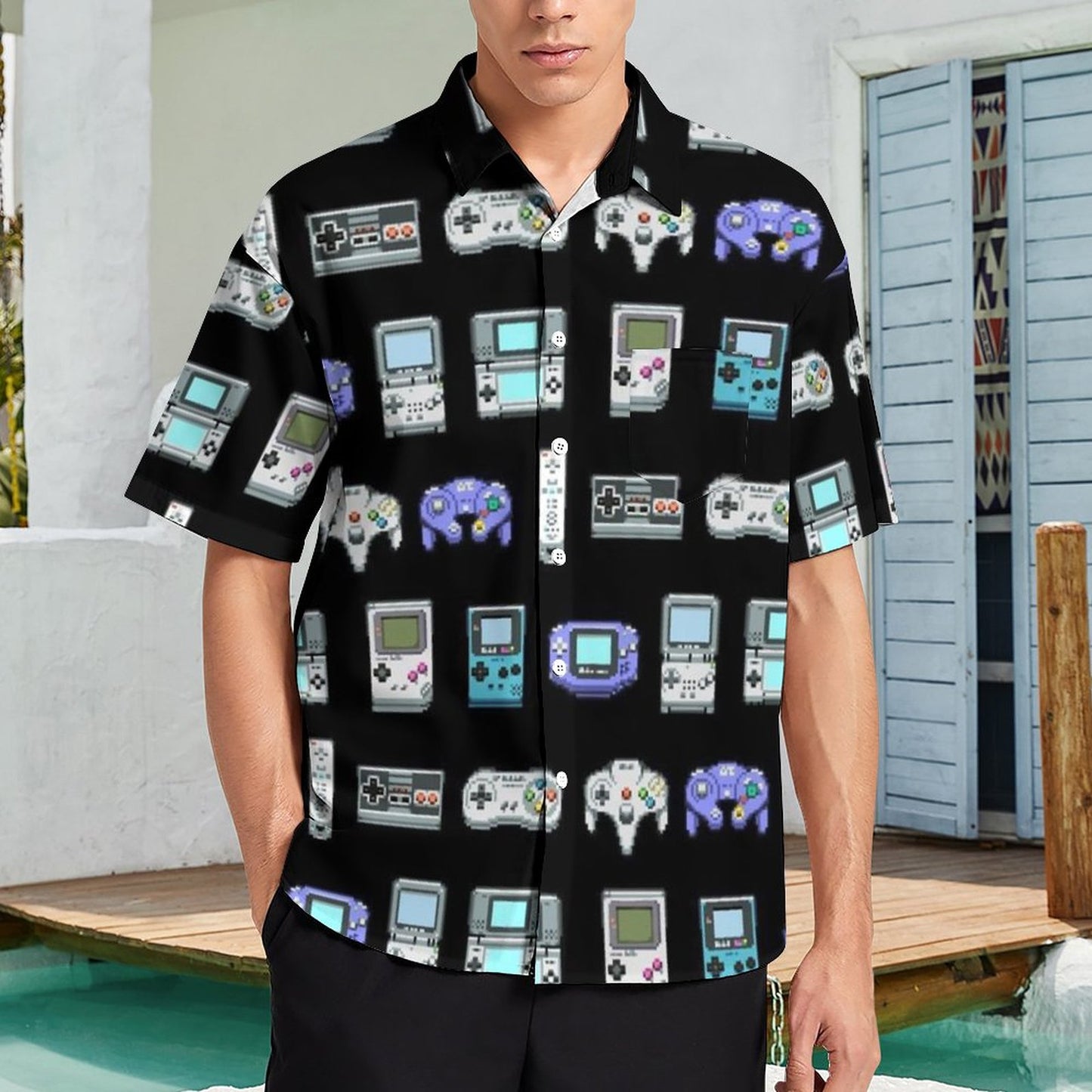 Men's Hawaiian Casual Short Sleeve Shirt 2306103187