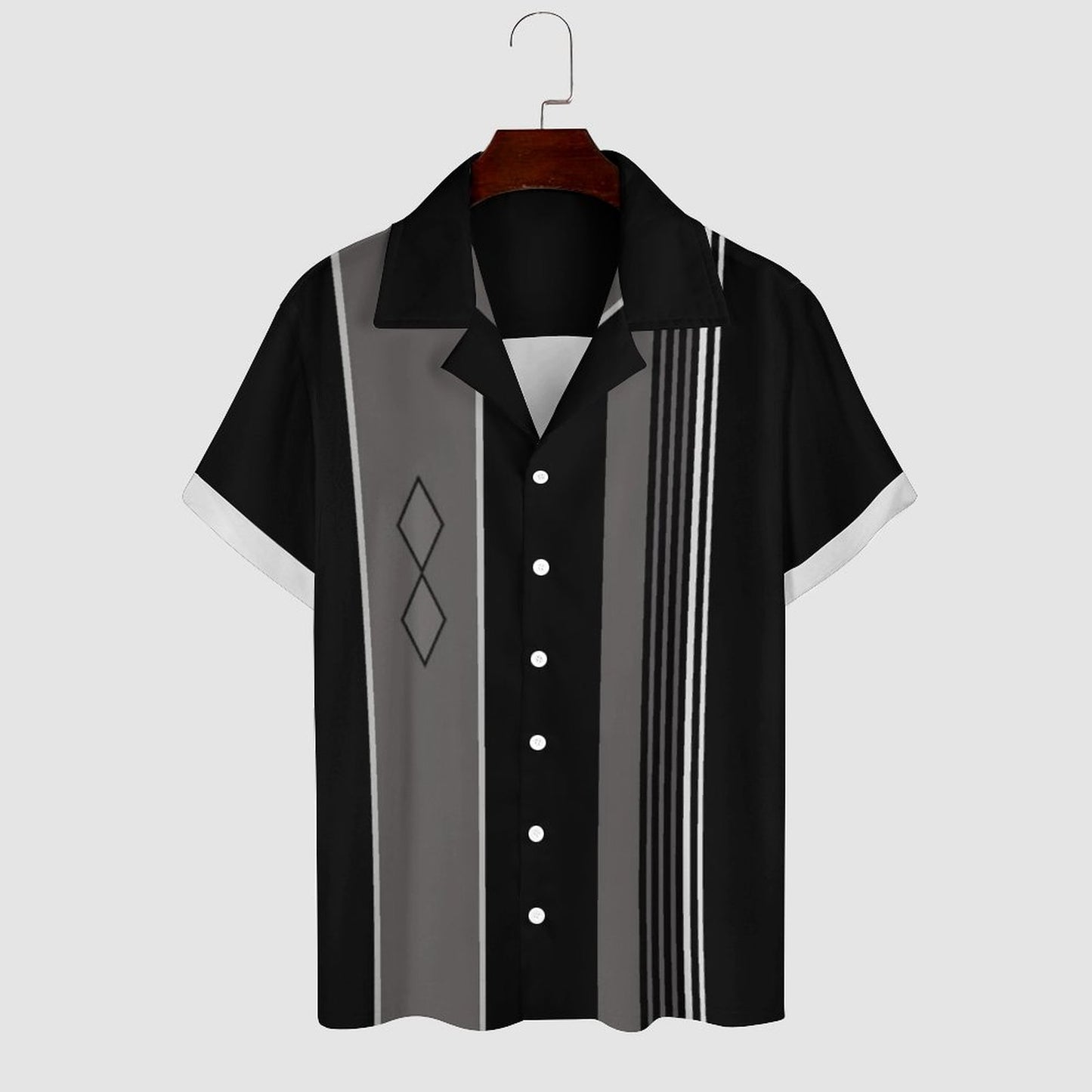 Men's Hawaiian Print Casual Shirt 2304104820