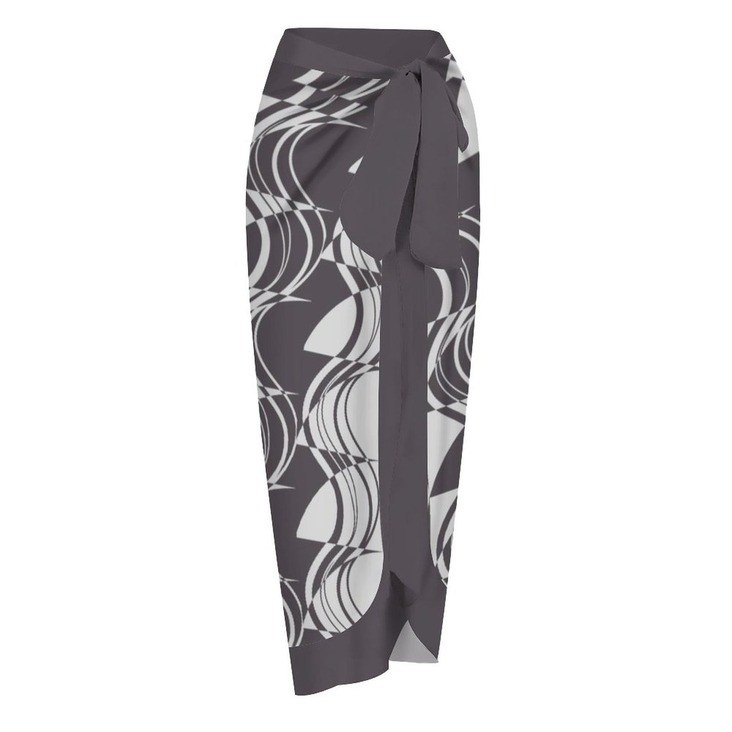 Casual Printed One-Piece Swimsuit And Cover Up 2305102468