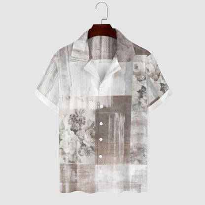Men Hawaiian Casual Short Sleeve Shirt 2307100360