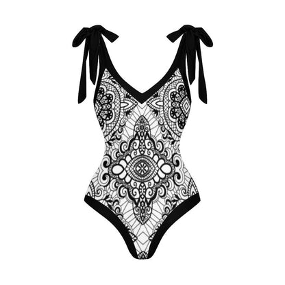 Casual Printed One Piece Swimsuit And Cover Up 2306102976