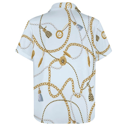 Men's Fashion Casual Printed Short Sleeve Shirts 2306101336