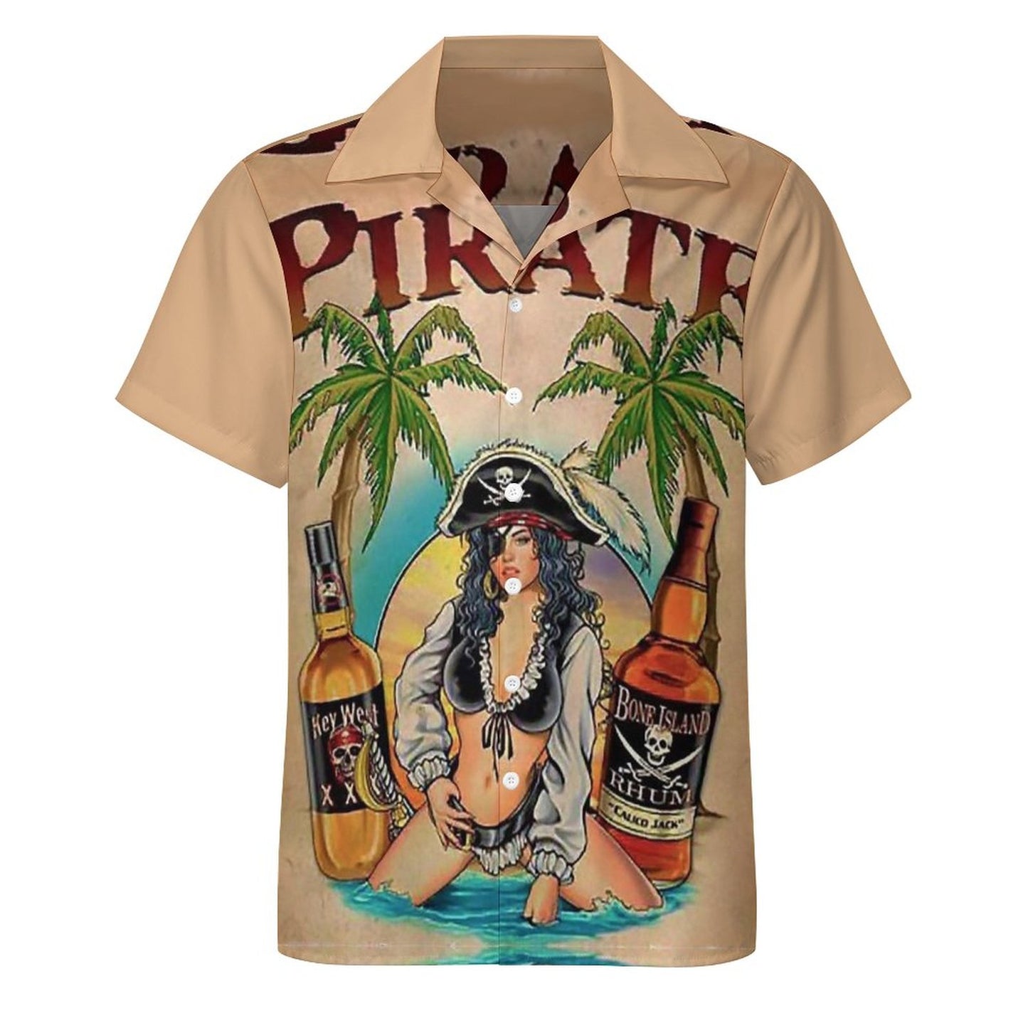 Men's Hawaiian Casual Short Sleeve Shirt 2305102625