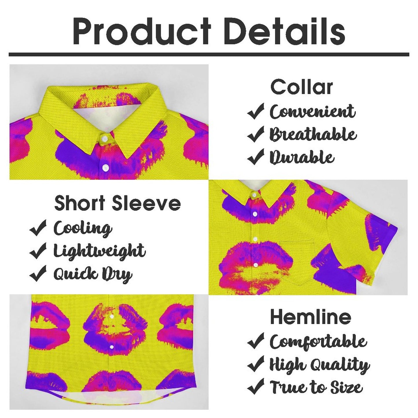 Men's Hawaiian Casual Short Sleeve Shirt 2306105792