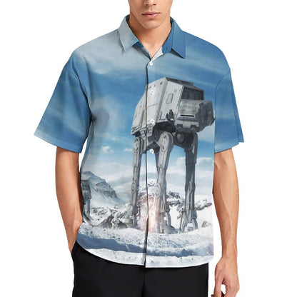 Men's Fashion Casual Printed Short Sleeve Shirts 2306101614