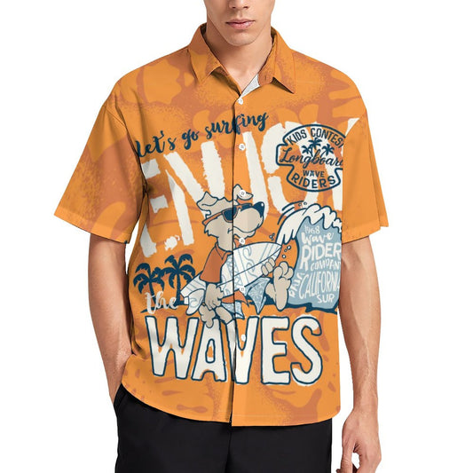 Men's Hawaiian Print Resort Shirt 2305103722