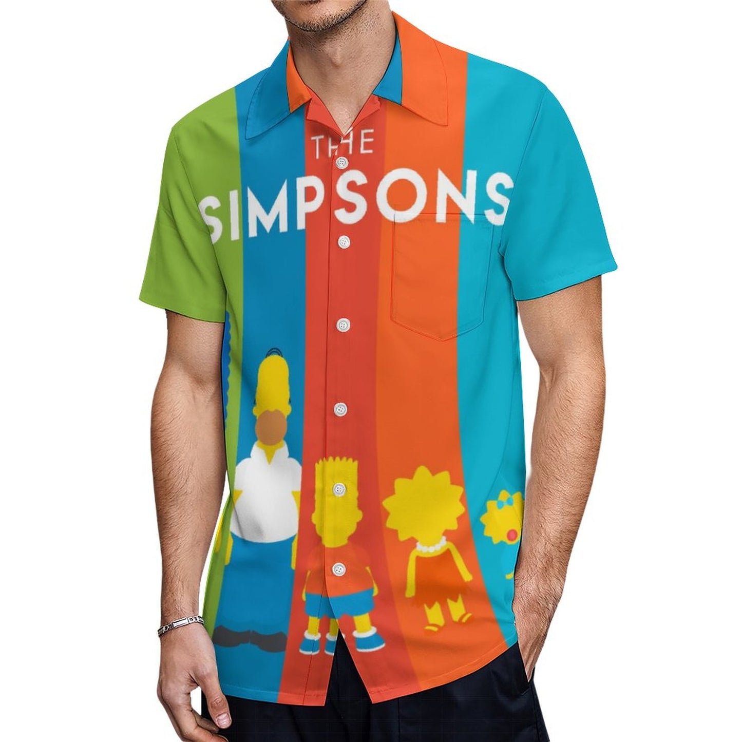 Men's Hawaiian Casual Short Sleeve Shirt 2307100347