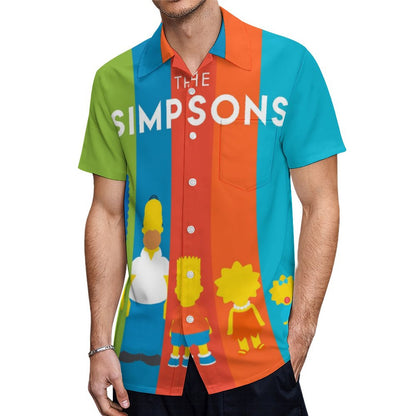 Men's Hawaiian Casual Short Sleeve Shirt 2307100347