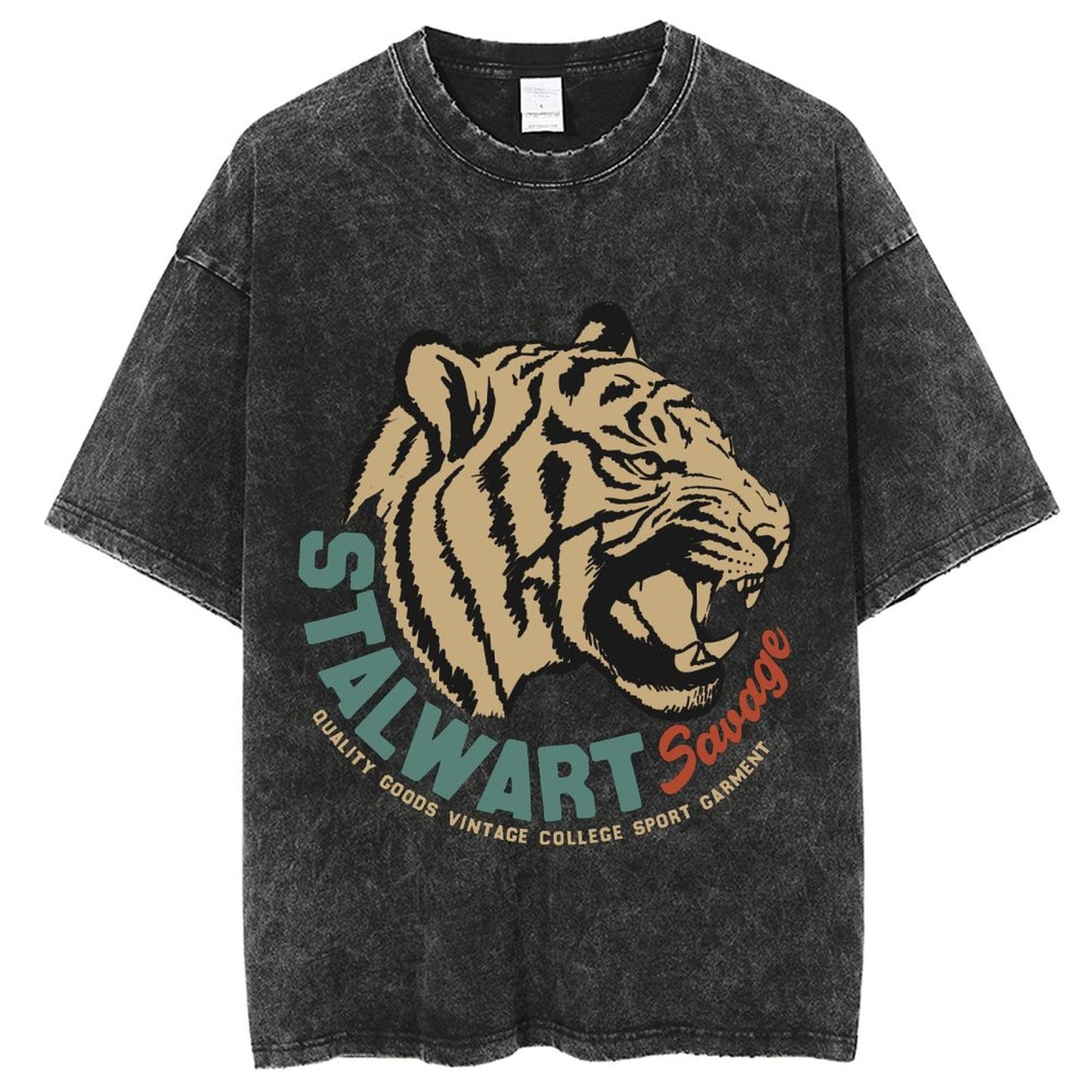 Mens Cotton Wash Solid T-Shirts Oversized Unisex Short Sleeve Streetwear Rap Hip Hop Basic Tee Tops 2305101622