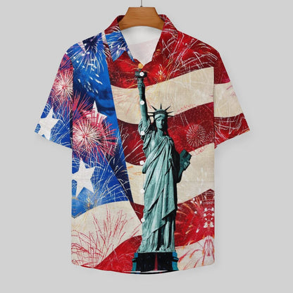 Men's Fashion Casual Printed Short Sleeve Shirts 2306105800