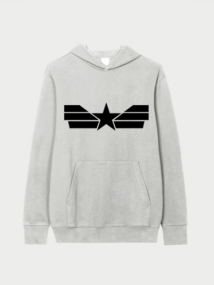 Unisex Fashion Casual Marvel Super Hero Printed Hoodie