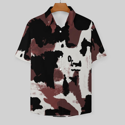 Men's Fashion Casual Printed Short Sleeve Shirts 2305107066