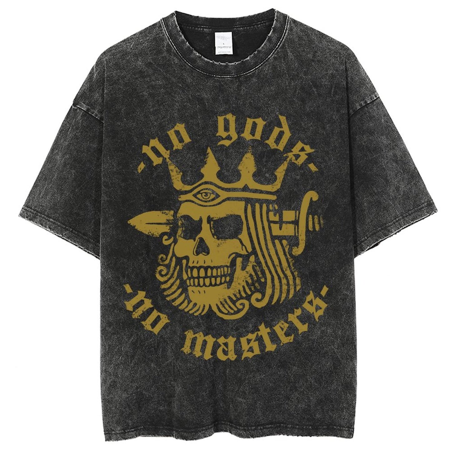 Mens Cotton Wash Solid T-Shirts Oversized Unisex Short Sleeve Streetwear Rap Hip Hop Basic Tee Tops 2305101630