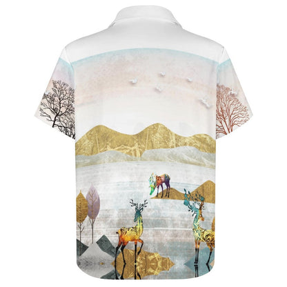 Men's Hawaiian Casual Short Sleeve Shirt 2306105721
