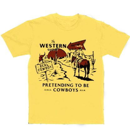 Western Show Men's Casual Printed T-Shirt