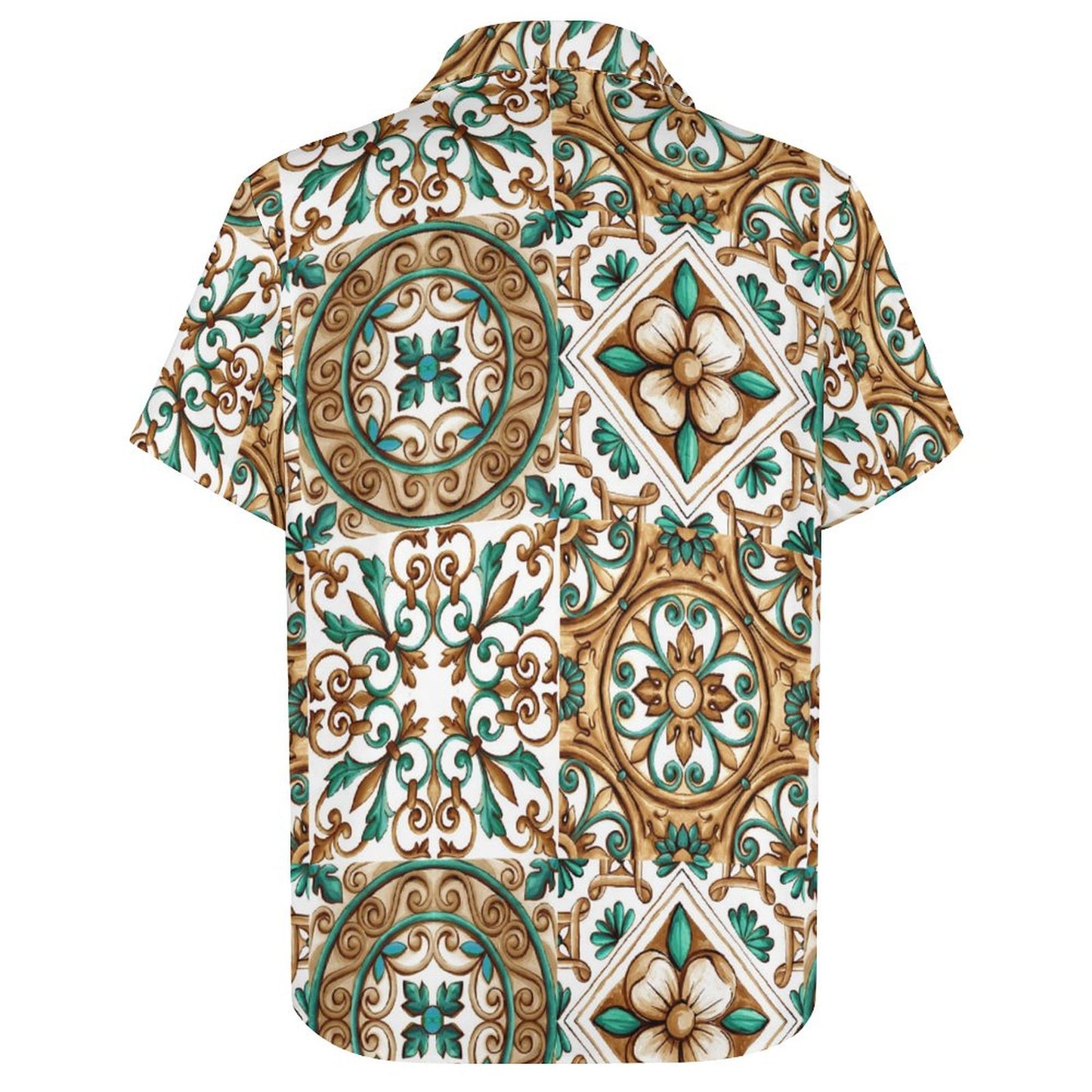 Men's Fashion Casual Printed Short Sleeve Shirts 2306101056