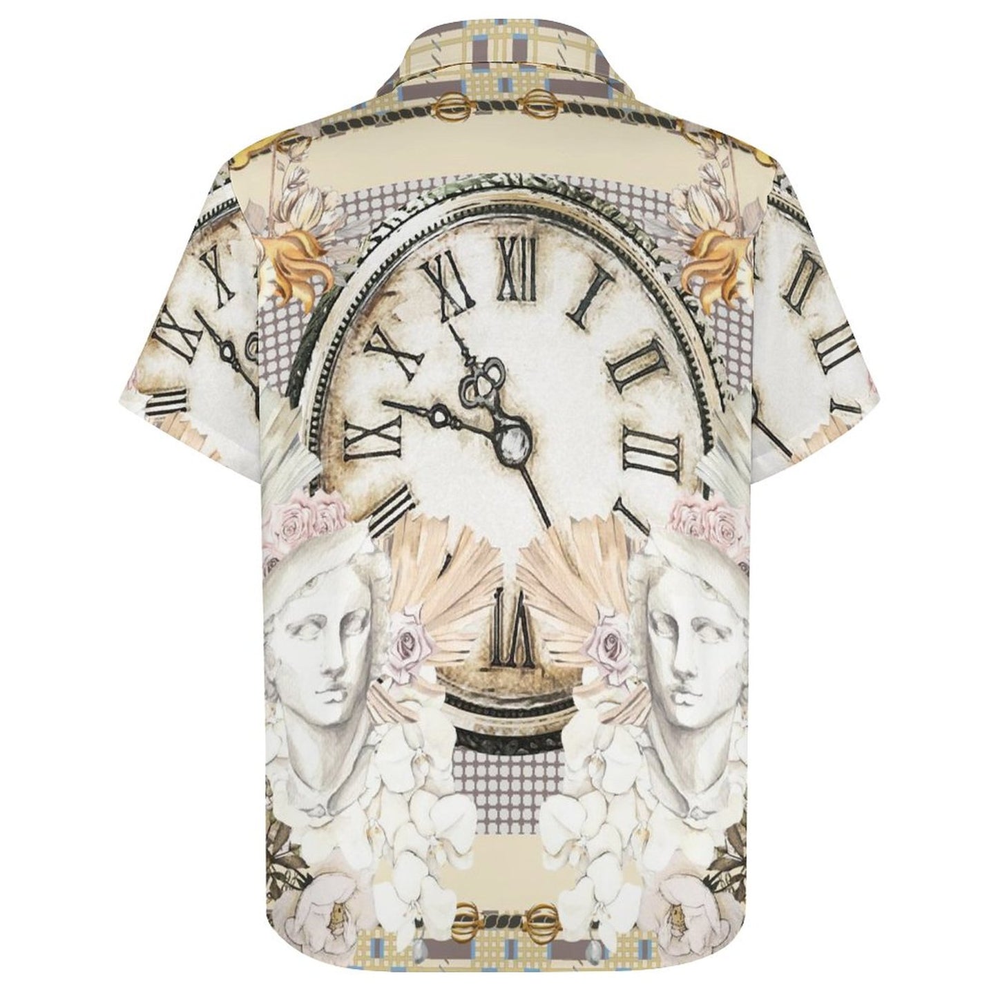Men's Fashion Casual Printed Short Sleeve Shirts 2306101347