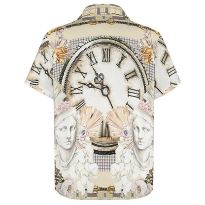 Men's Fashion Casual Printed Short Sleeve Shirts 2306101347