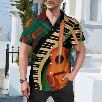Men's Hawaiian Casual Short Sleeve Shirt 2305102124