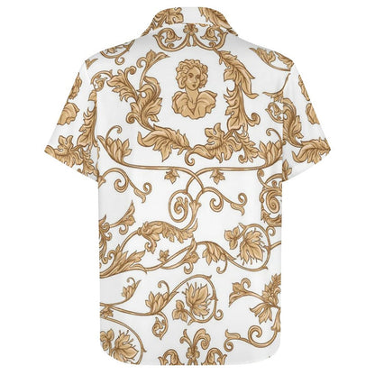 Men's Fashion Casual Printed Short Sleeve Shirts 2306100951
