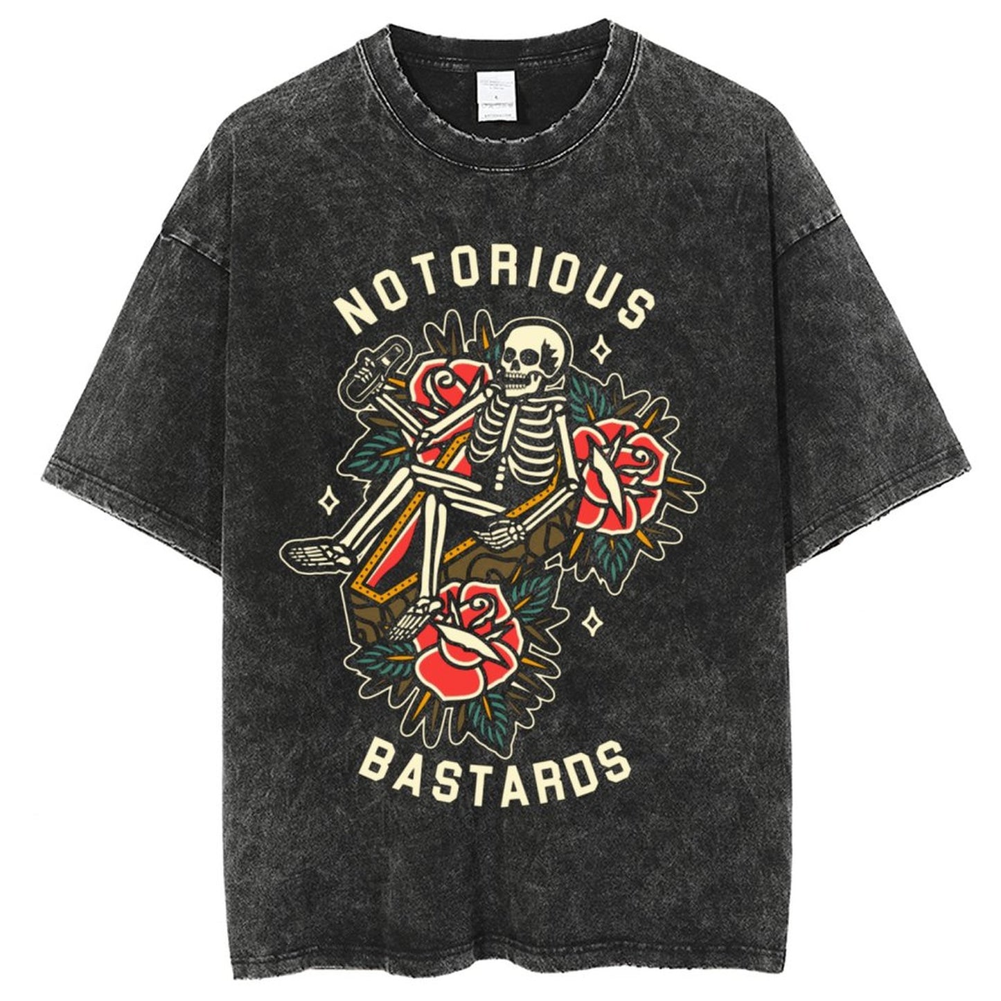 Unisex Vintage Solid Wash T-Shirts  2305101932