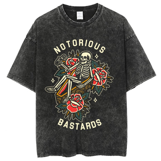 Unisex Vintage Solid Wash T-Shirts  2305101932